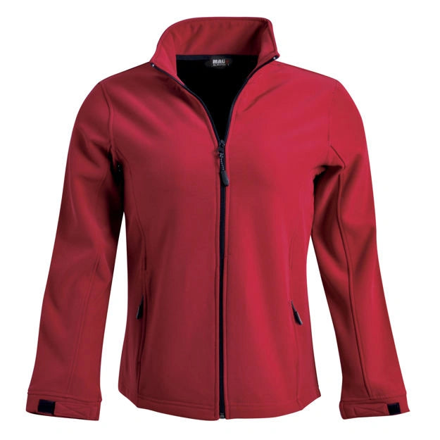 LADIES CLASSIC SOFTSHELL JACKET RED