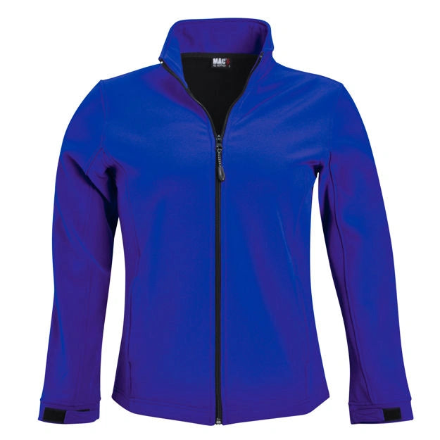 LADIES CLASSIC SOFTSHELL JACKET ROYAL BLUE