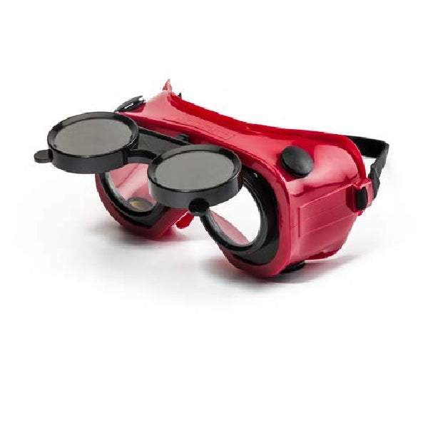 DROMEX FLIP FRONT WELDING GOGGLES RED