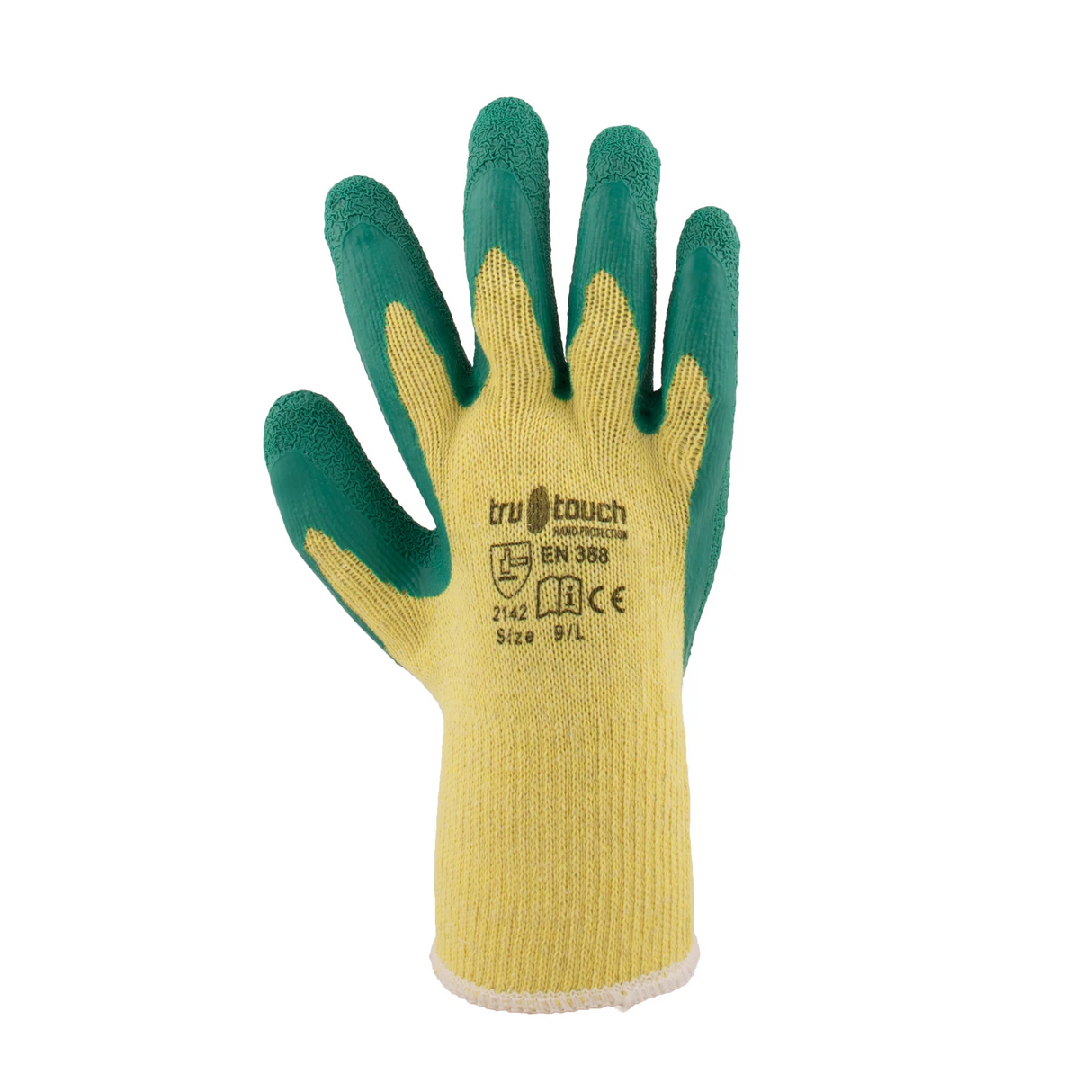 REBEL GREEN/YELLOW LATEX GLOVES