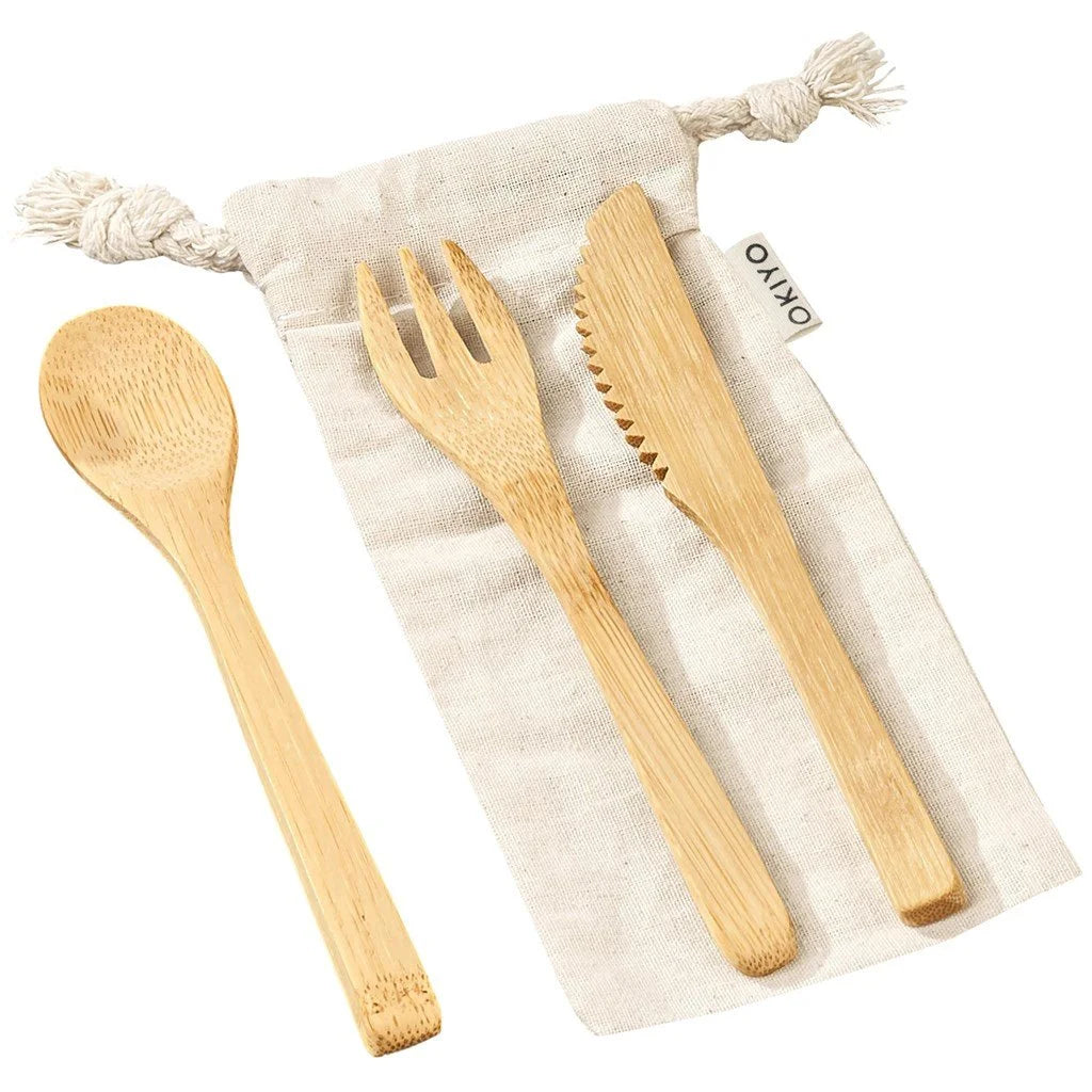 OKIYO NAKAMA BAMBOO CUTLERY SET
