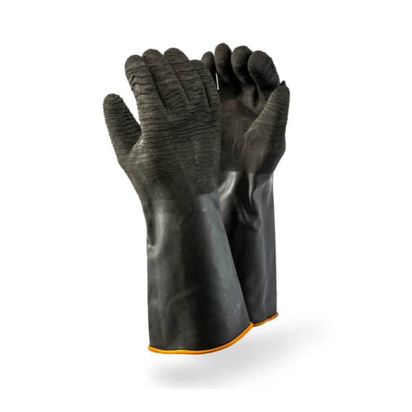 DROMEX RUBBER GLOVE CRINKLE PALM