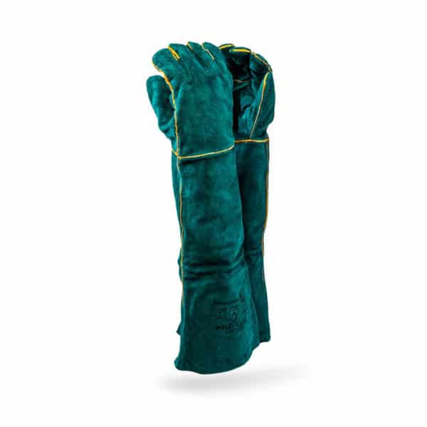 DROMEX SUPERIOR LINED GREEN  LEATHER GLOVE
