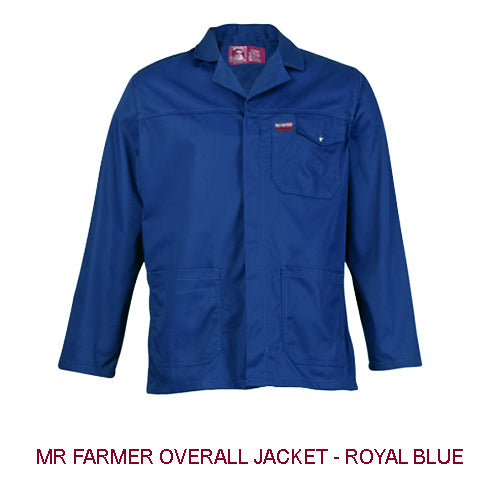 Mr Farmer contisuit Jacket Royal Blue