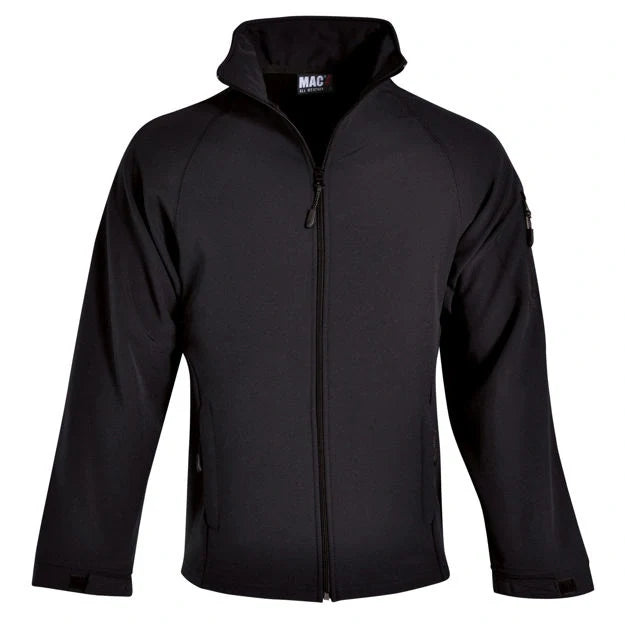 MENS CLASSIC SOFTSHELL JACKET black