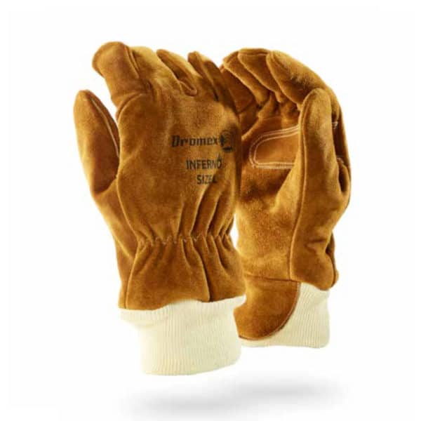 DROMEX INFERNO FIRE FIGHTERS GLOVES LEATHER