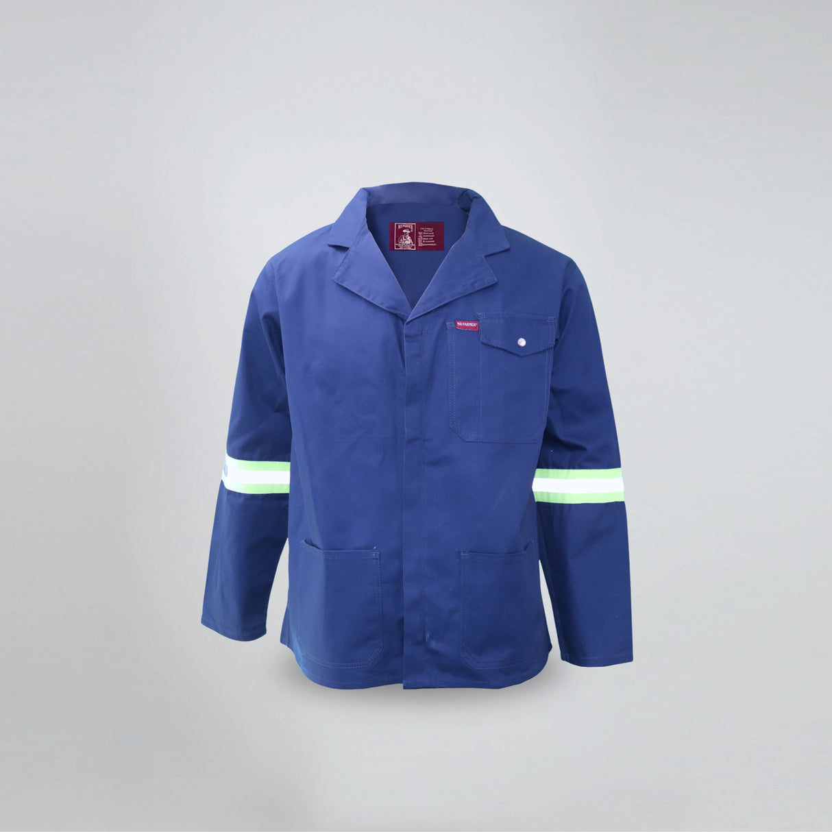 MR FARMER OVERALL JACKET REFLEC 65/35 POLYCOTTON