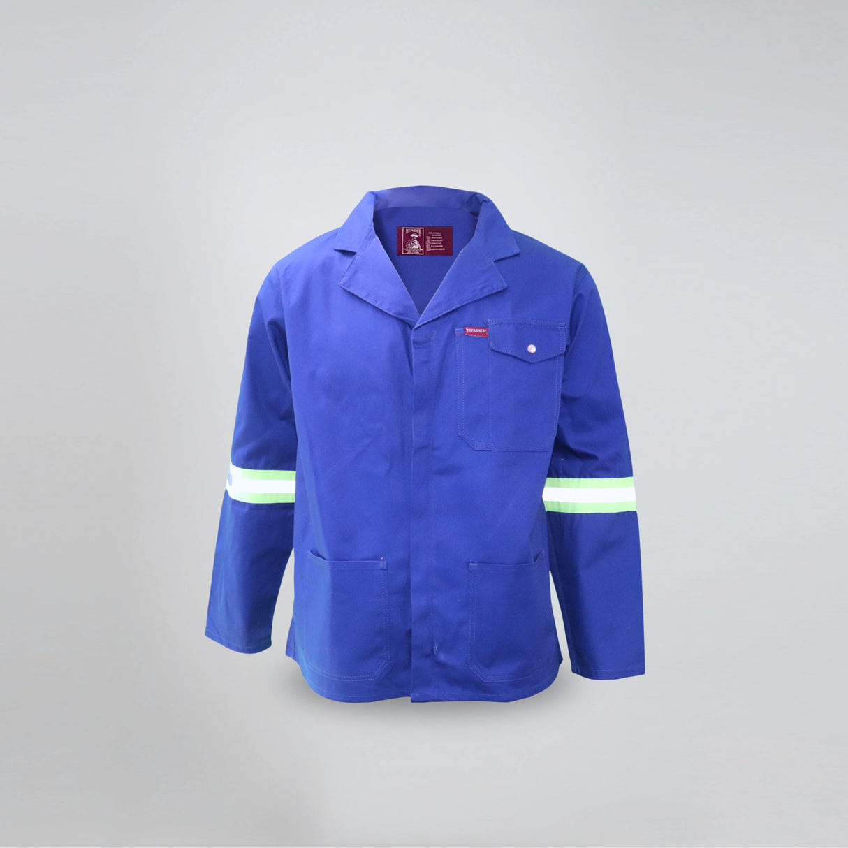 MR FARMER OVERALL JACKET REFLEC 65/35 POLYCOTTON