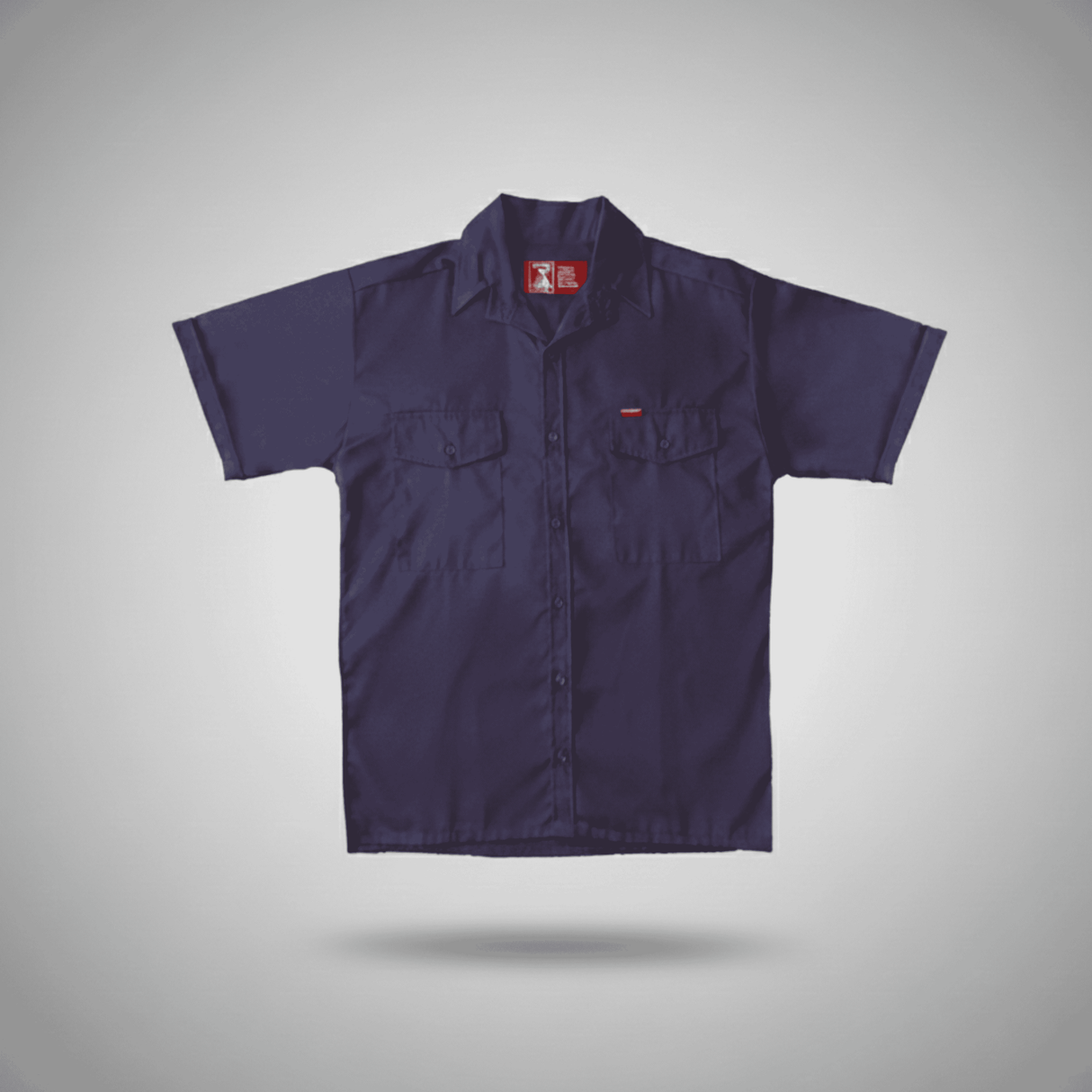 MR FARMER NAVYSTYLE SHIRT 65/35 240G S/S