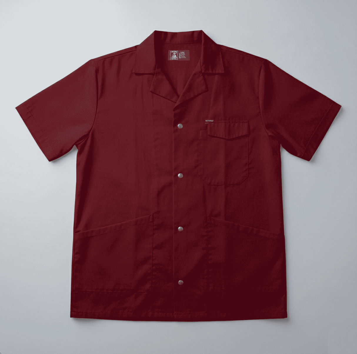 MR FARMER LAB JACKET 65/35 POLYCOTTON PRESS STUDS S/S - Mr Farmer Workwear