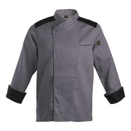 BARRON ROMA CHEF JACKET grey and black