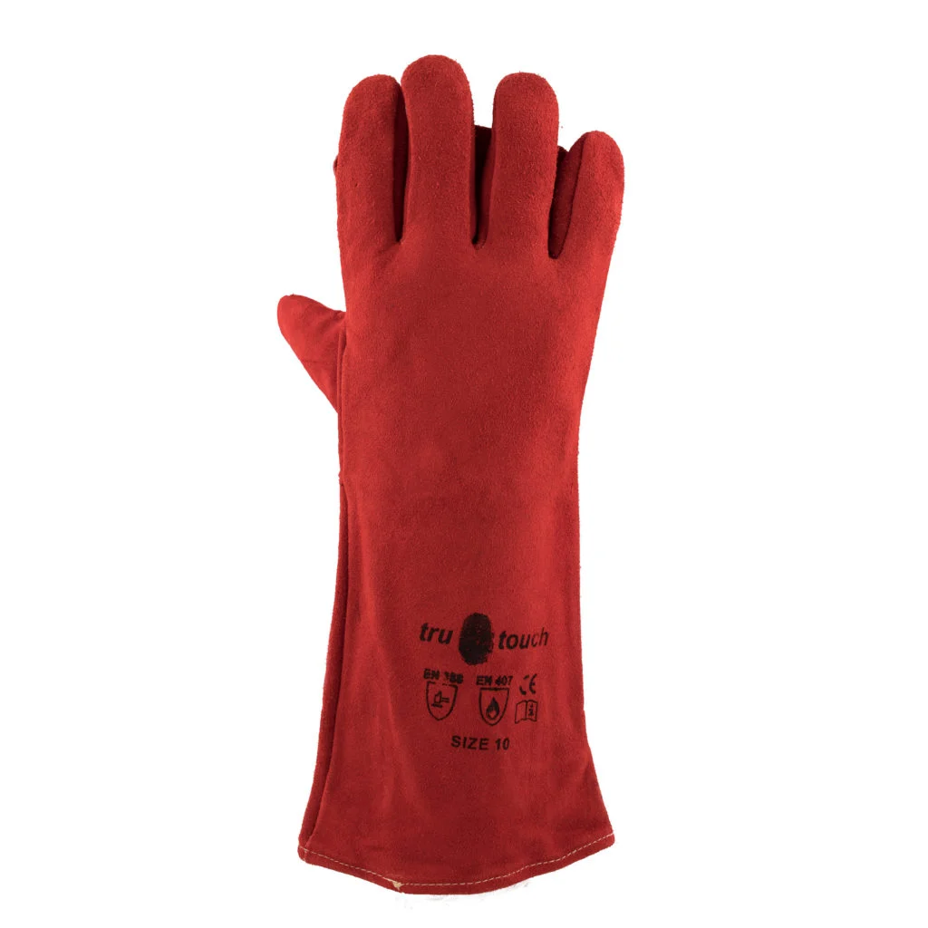 REBEL RED HEAT STD GLOVES LEATHER RED 10