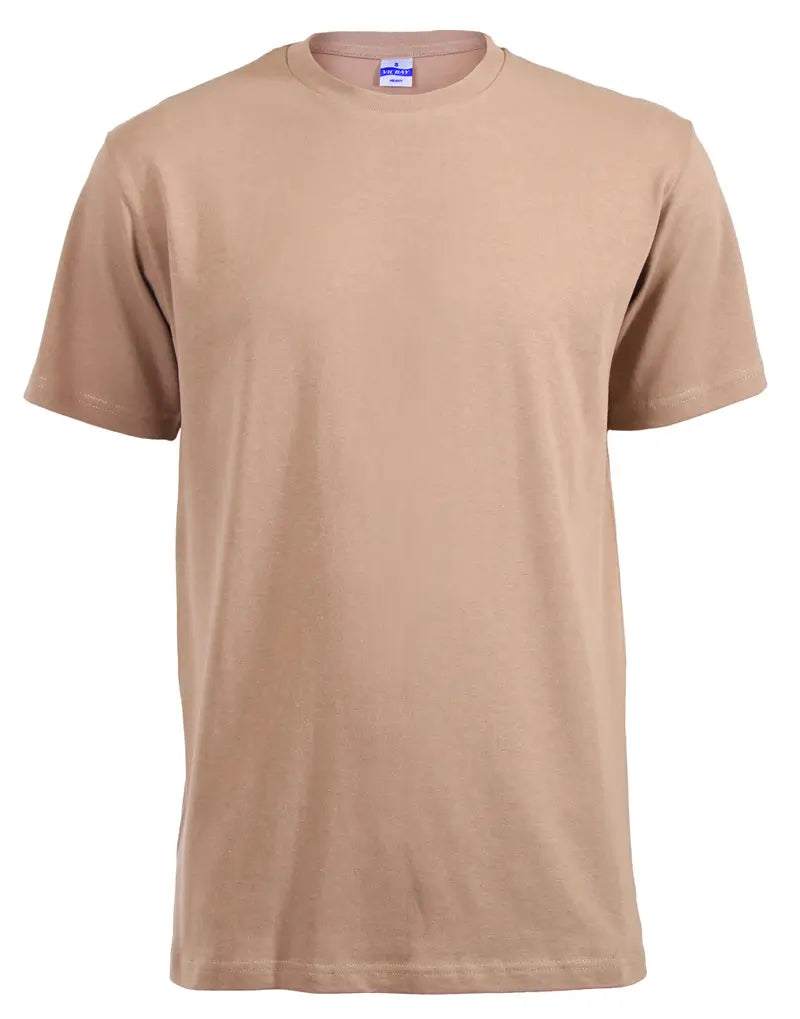 VIC BAY 180g COTTON T-SHIRT stone