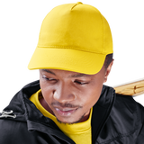 BARRON 5 PANEL COTTON CAP WITH HARD FRONT