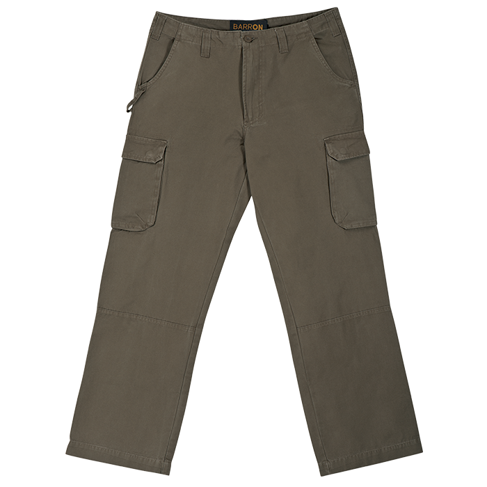 BARRON CARGO TROUSERS 100% COTTON kalahari