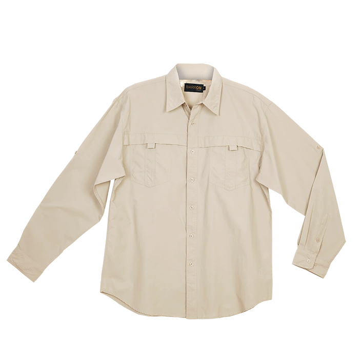 BARRON MENS TRAIL SHIRT L/S FOSSIL