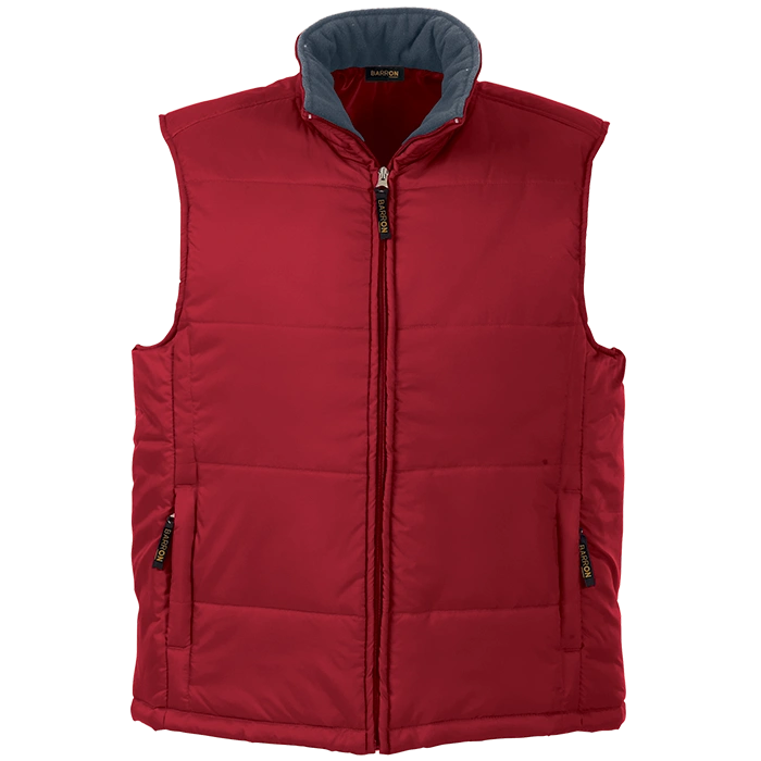 BARRON MENS BODY WARMER RED