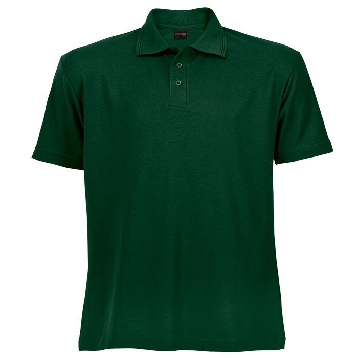 BARRON PIQUE KNIT GOLF SHIRT BOTTLE GREEN