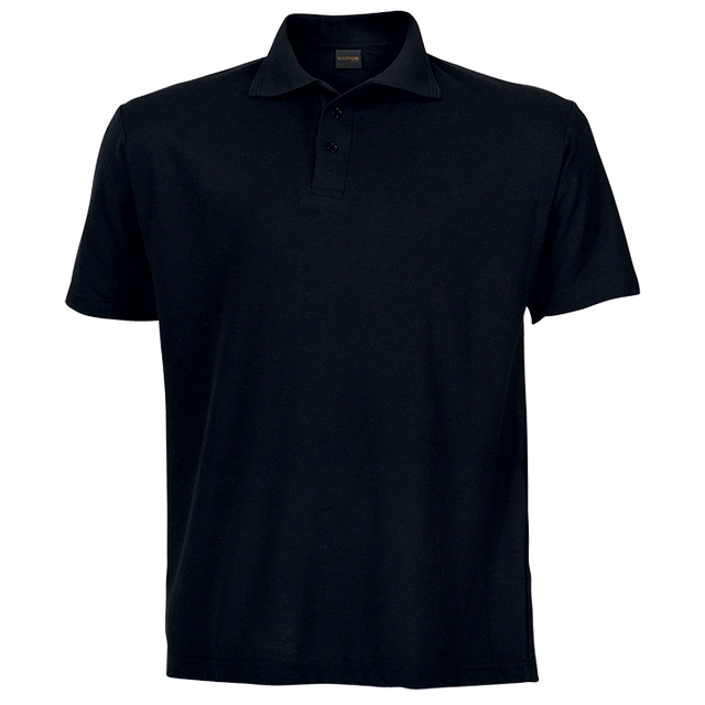 BARRON PIQUE NIT GOLF SHIRT SC 175G S/S BLACK