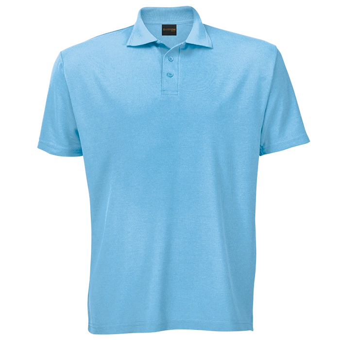 BARRON PIQUE NIT GOLF SHIRT C 175G S/S LIGHT BLUE