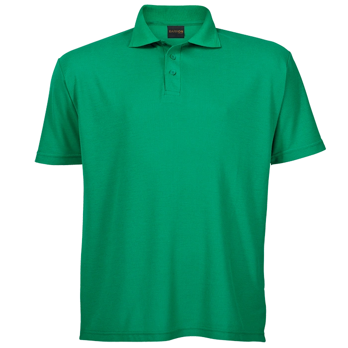 BARRON PIQUE NIT GOLF SHIRT SC 175G S/S EMERALD GREEN