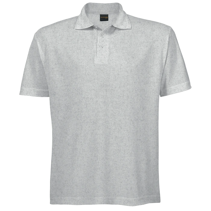 BARRON PIQUE NIT GOLF SHIRT C 175G S/S ICE MELANGE