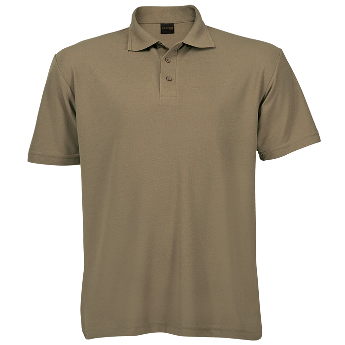 BARRON PIQUE NIT GOLF SHIRT SC 175G S/S KHAKI