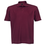 BARRON PIQUE NIT GOLF SHIRT C 175G S/S MAROON