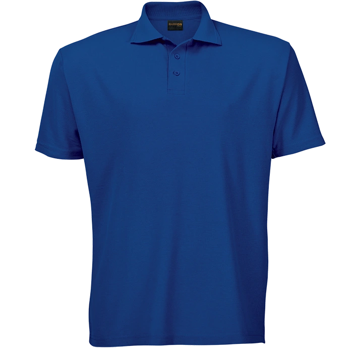 BARRON PIQUE NIT GOLF SHIRT SC 175G S/S ROYAL BLUE