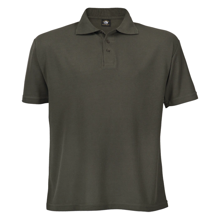 BARRON PIQUE NIT GOLF SHIRT C 175G S/S MILITARY GREEN