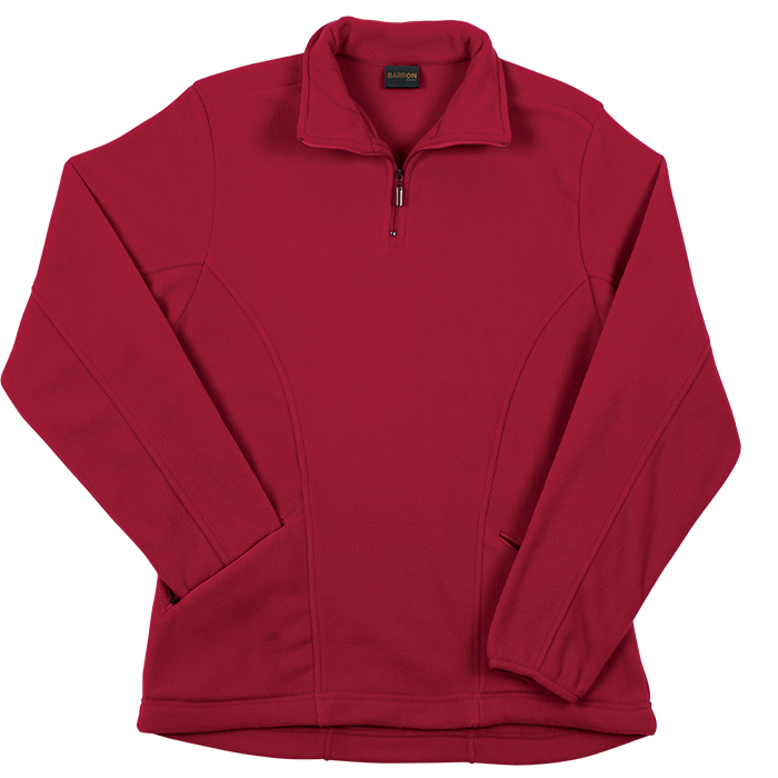 BARRON LADIES ESSENTIAL MICRO FLEECE red