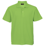 BARRON KIDDIES PIQUE KNIT GOLF SHIRTS/S LIME