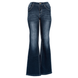 BARRON LADIES ORIGINAL STRETCH JEANS WASHED BLUE