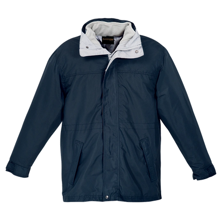 BARRON MENS 3-IN-1 JACKET NAVY AND SILVER