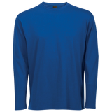 BARRON MENS T-SHIRT 145G 100% COTTON L/S ROYAL BLUE