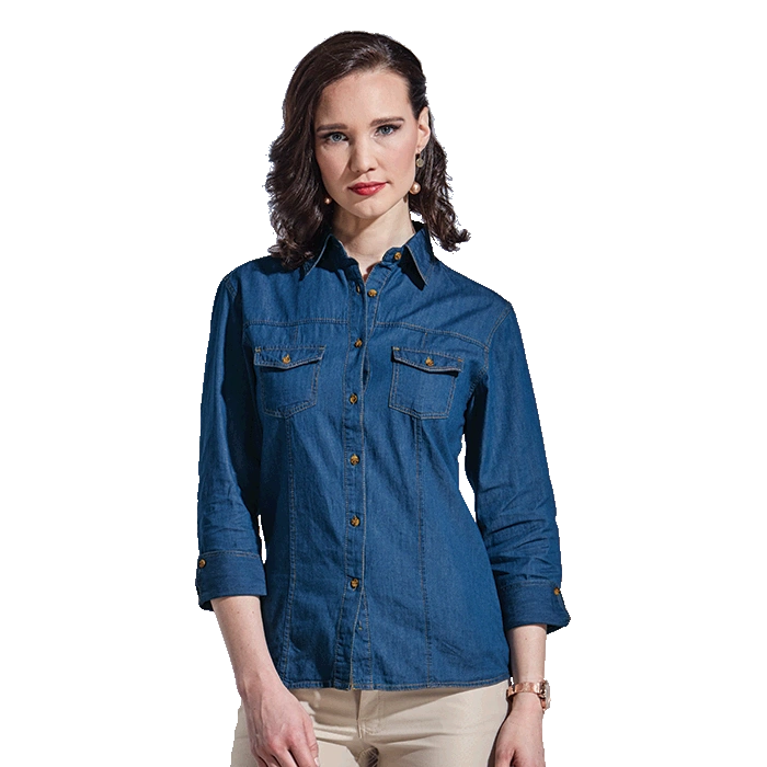 BARRON LADIES DENVER BLOUSE 3/4 SLEEVE main