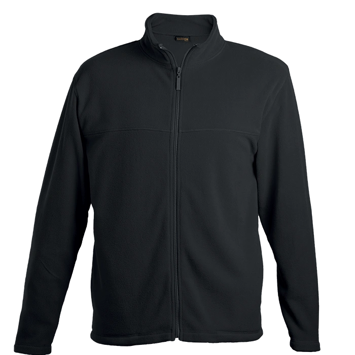 BARRON MENS HYBRID FLEECE JACKET BLACK