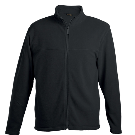 BARRON MENS HYBRID FLEECE JACKET BLACK