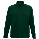 BARRON MENS HYBRID FLEECE JACKET BOTTLE GREEN