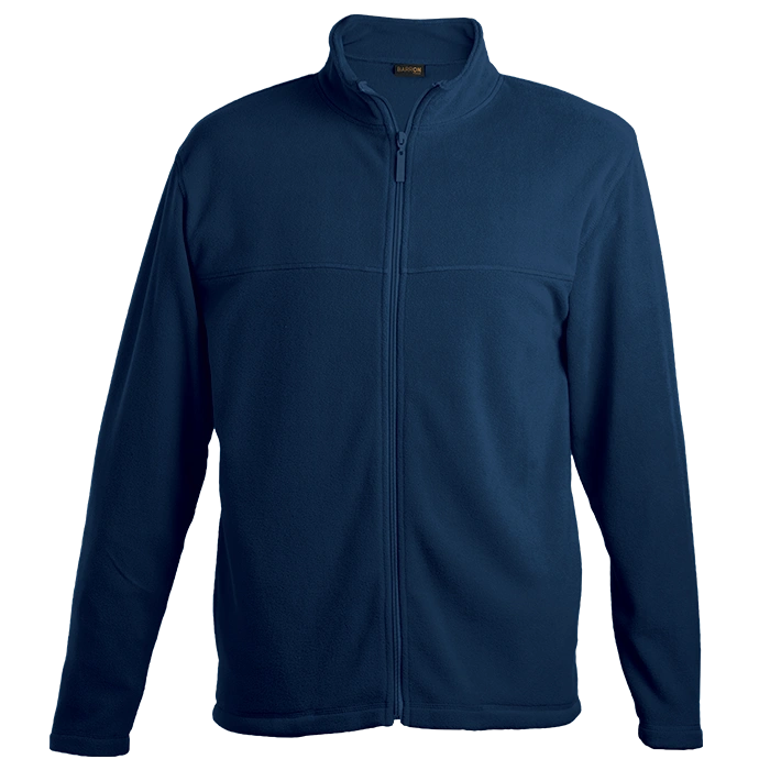 BARRON MENS HYBRID FLEECE JACKET NAVY