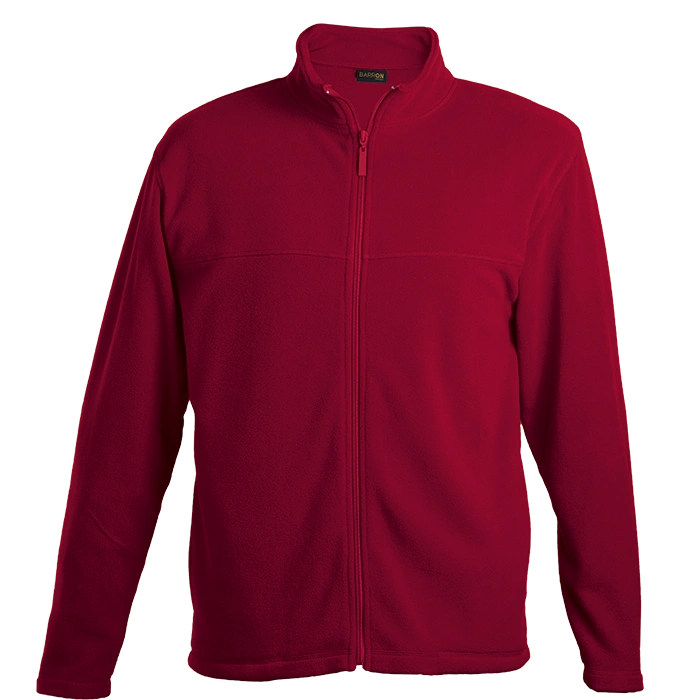 BARRON MENS HYBRID FLEECE JACKET RED