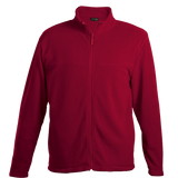 BARRON MENS HYBRID FLEECE JACKET RED