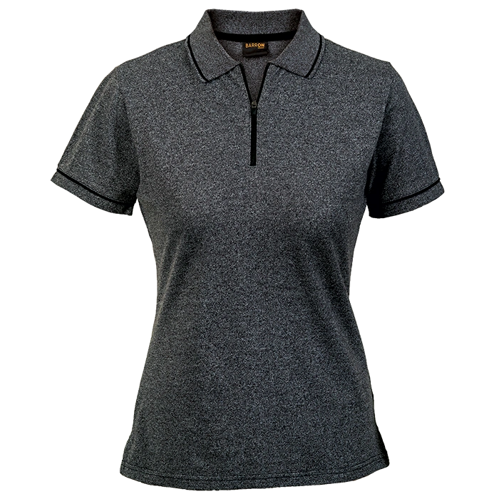 BARRON LADIES STARK GOLF SHIRT S/S BLACK