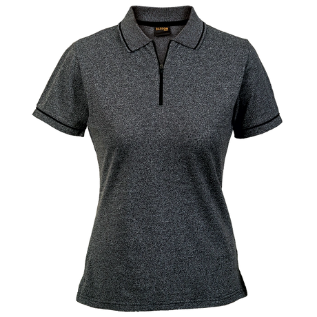 BARRON LADIES STARK GOLF SHIRT S/S BLACK