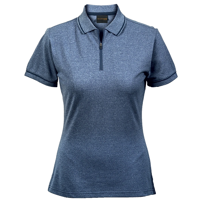 BARRON LADIES STARK GOLF SHIRT S/S NAVY