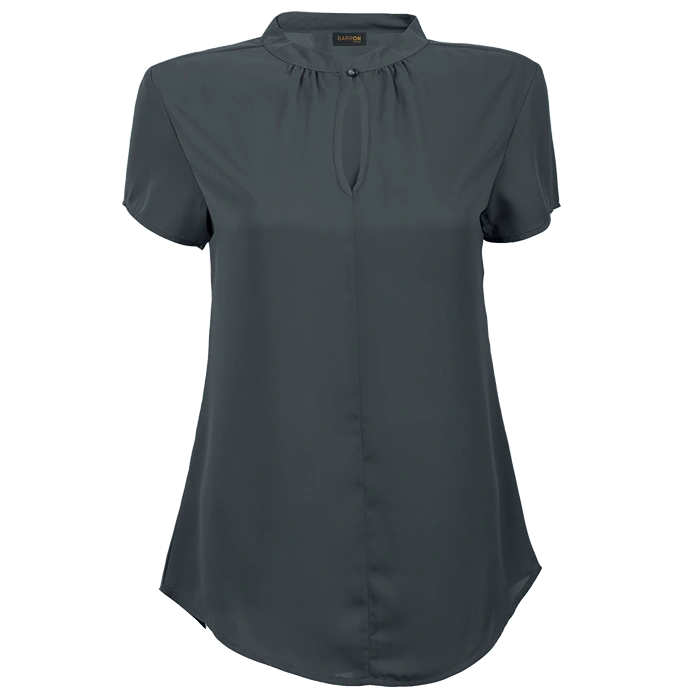 BARRON LADIES JASMINE BLOUSE S/S charcoal