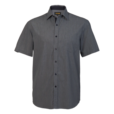 BARRON MENS MADISON SHIRT S/S GREY