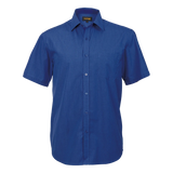 BARRON MENS MADISON SHIRT S/S ROYAL BLUE