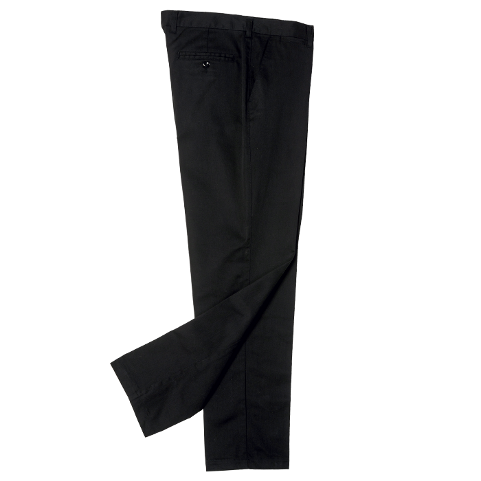 BARRON FLAT FRONT CHINO black