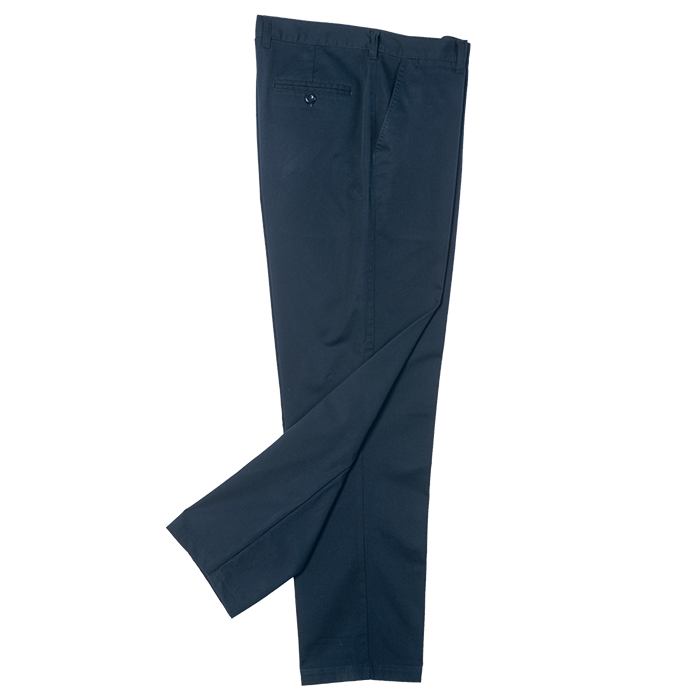 BARRON FLAT FRONT CHINO navy